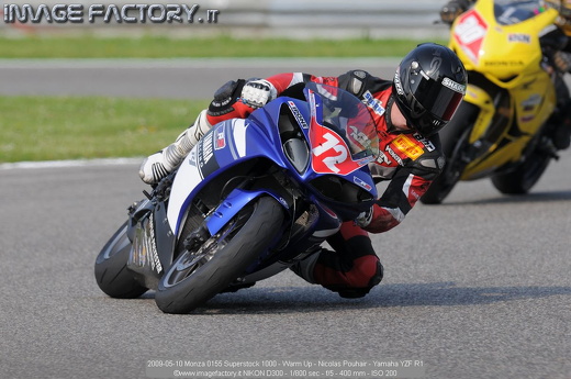 2009-05-10 Monza 0155 Superstock 1000 - Warm Up - Nicolas Pouhair - Yamaha YZF R1
